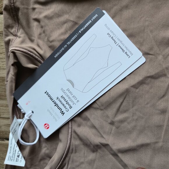 Lululemon Wundermost Nulu Mesh Long-Sleeve Crewneck Bodysuit - Picture 4 of 5